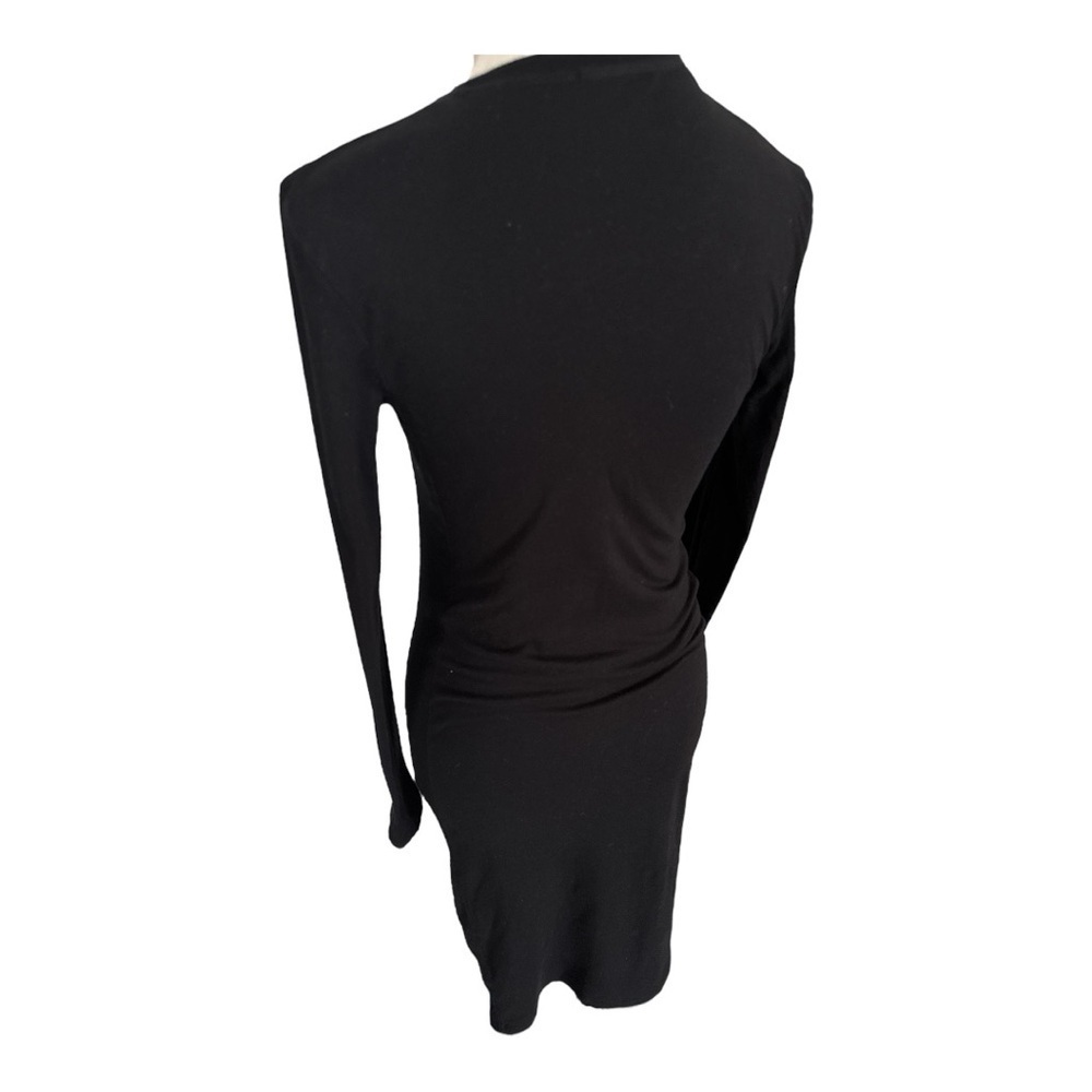 JAMES PERSE Column Midi Dress Black Sz 0/XS Black Minimalist Chic - Picture 5 of 8